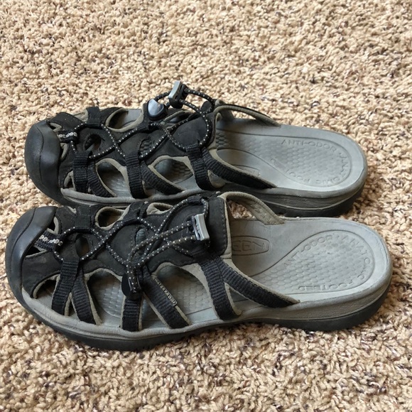 keen backless sandals